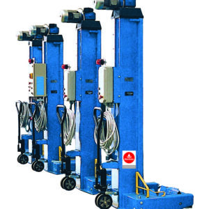 RAVAGLIOLI 4 COLUMN MOBILE LIFTS 7T PER COLUMN
