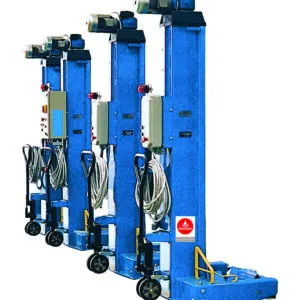 RAVAGLIOLI 4 COLUMN MOBILE LIFTS 7T PER COLUMN