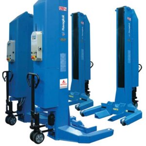 RAVAGLIOLI 4 COLUMN WIRELESS MOBILE LIFTS 5.5T PER COLUMN