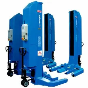 RAVAGLIOLI 4 COLUMN WIRELESS MOBILE LIFTS 5.5T PER COLUMN