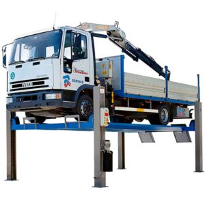 RAVAGLIOLI 8T ELECTRO-HYDRAULIC HOIST + JACKING BEAM RAILS
