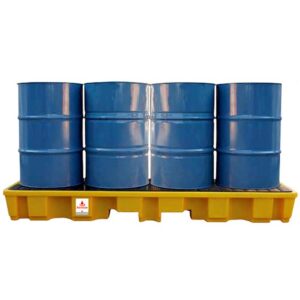 ALEMLUBE FOUR DRUM INLINE SPILL CONTAINER