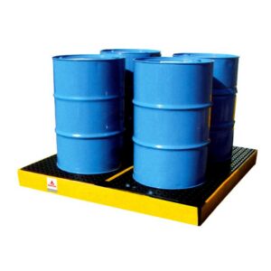 ALEMLUBE 4 DRUM MODULAR WORKSHOP FLOOR SPILL CONTAINMENT