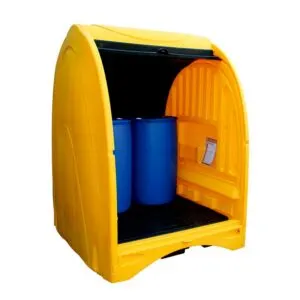 ALEMLUBE 4 DRUM SPILLSHAK DRUM STORAGE