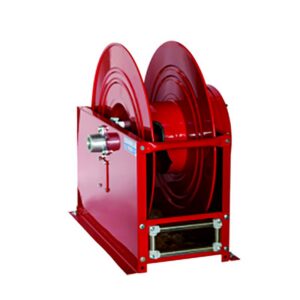 COXREELS SPRING REWIND 11M X 38MM ID BARE DIESEL HOSE REEL
