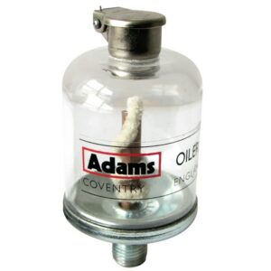 ALEMLUBE SPRING LID CLOSING OIL HOLE COVER 17ML WITH WICK 1/8" BSP