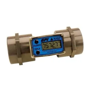 GPI DIGITAL WATER FLOW METER 190L MIN.
